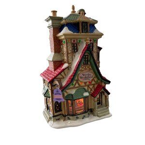 Lemax Porcelain Winter Wonderland Bakery Lighted House 6 Ft Cord Christmas Decor